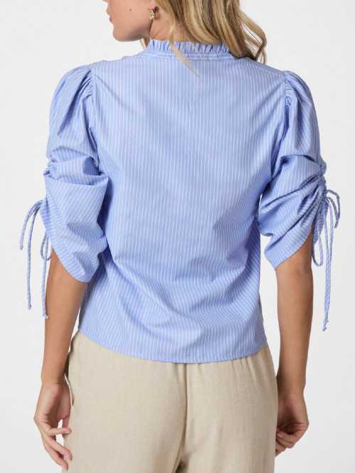 Ratta stripe blouse sky blue 