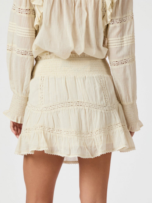 Robby s voile skirt light yellow 