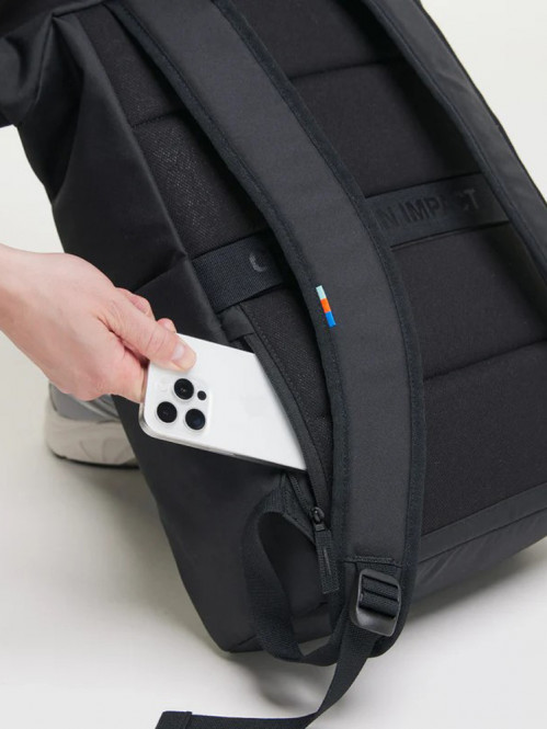 Rolltop easy backpack black 