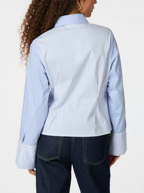 Rosa mix stripe shirt lt blue 