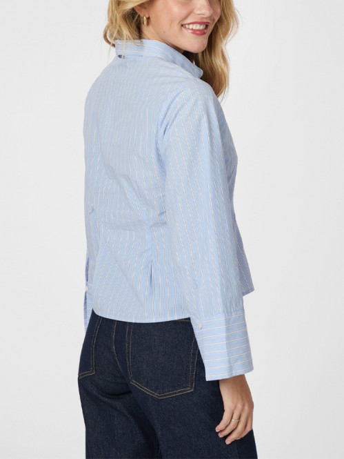 Rosa stripe shirt lt blue 