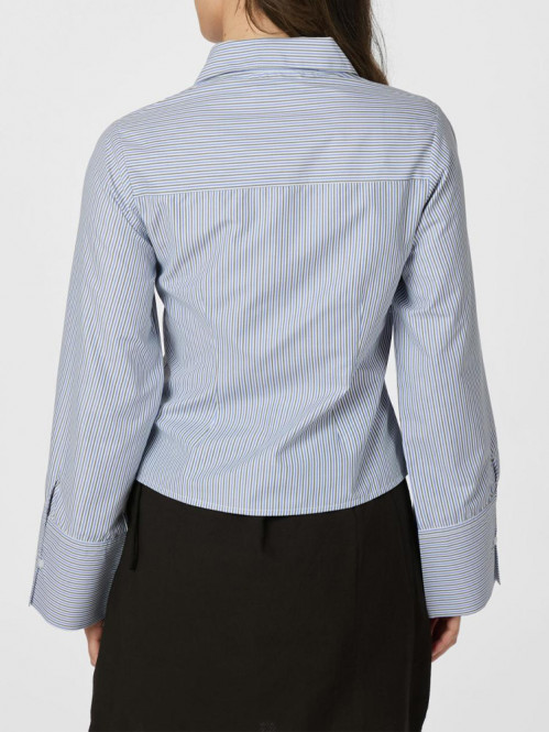 Rosa double stripe shirt light blue 
