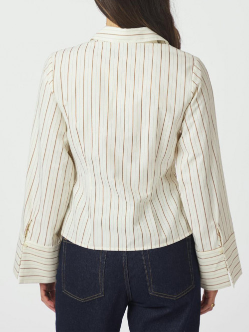 Rosa solid shirt sand 
