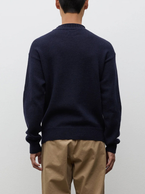Sagvatnet wool roll neck dk navy 