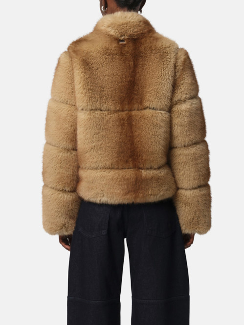 Sai mink coat blonde mink 