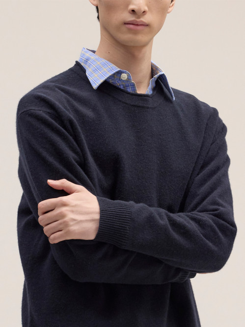 Sammy pullover navy mel 