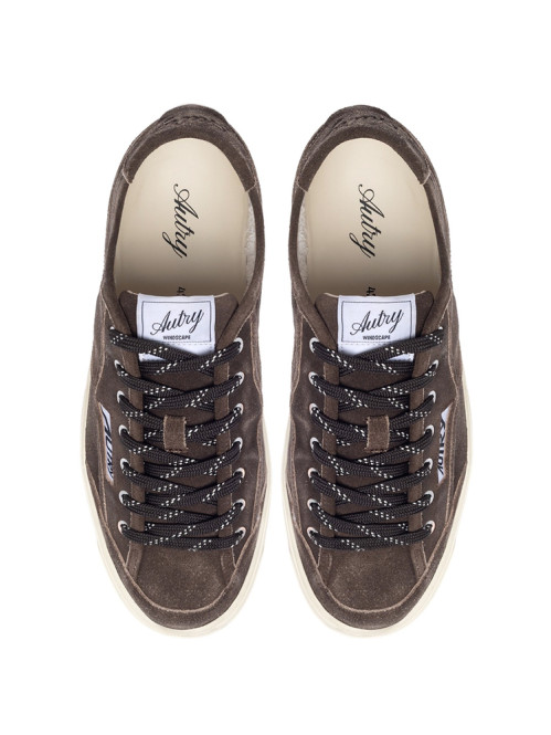 Windscape low m sneaker suede sugar mustang 