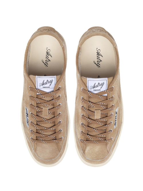 Windscape low w sneaker suede sugar foam 