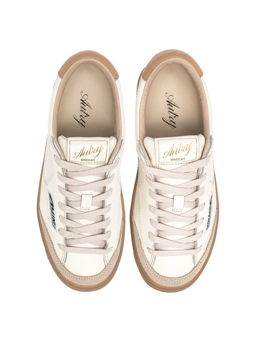 Windscape low m sneaker leather marshmallow 