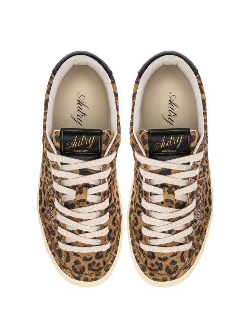 Windscape low w sneaker suede leopard 