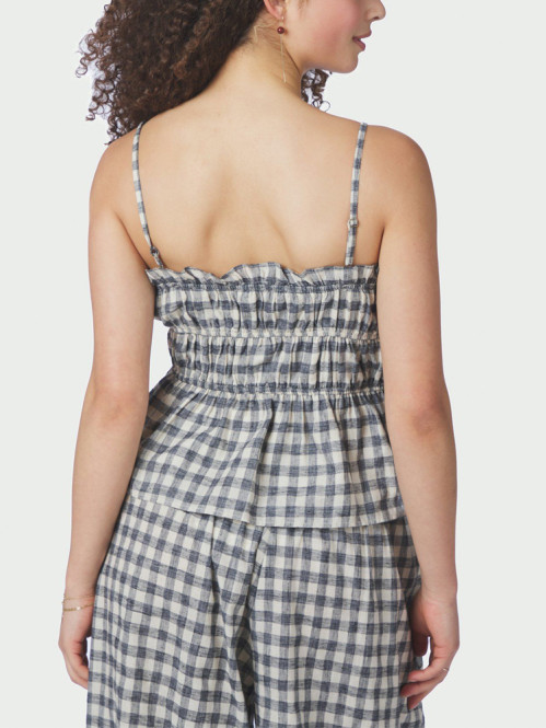 Seylor check top black 