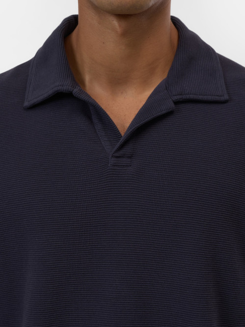 Short sleeve polo dark night 