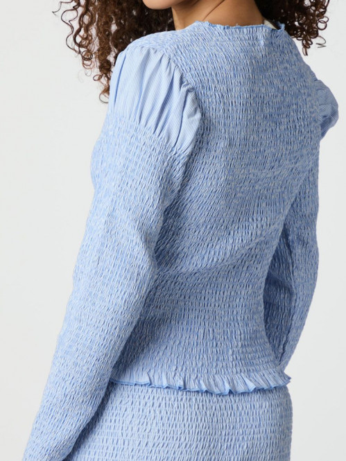 Sirine smock blouse light blue 