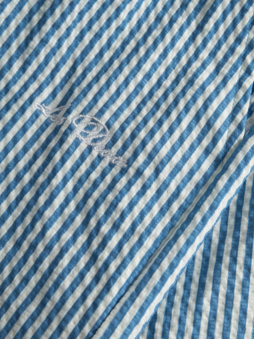 Stan stripe seersucker swim shorts blue 