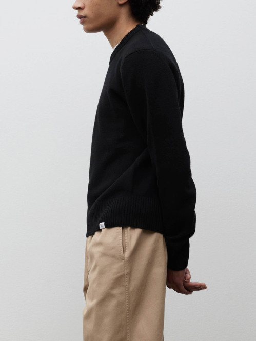 Stensmark lambswool pullover black 