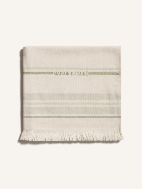 Striped towel clay 