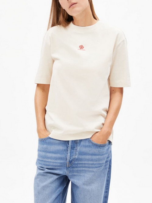 Tarjaa back flowaa t-shirt undyed 