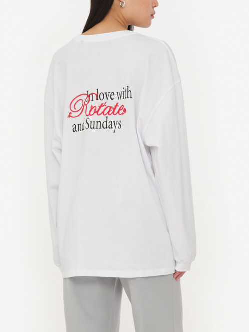 Thin jersey longsleeve bright wht 