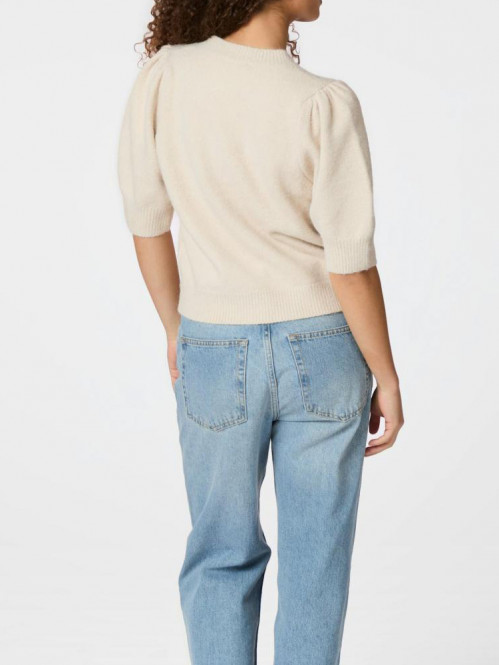 Trudy deco knit cardigan ivory 