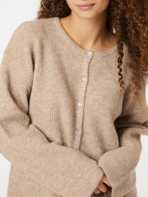 Vilja knit cardigan sand mel M