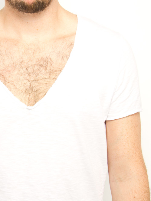 Basic v-tee blanco 