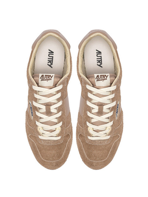 Windspin low wmns sneaker suede peanut 