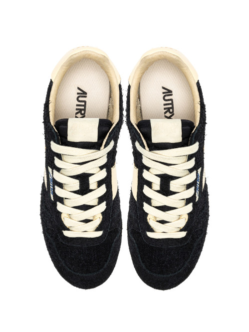 Windspin low wmns sneaker suede black rutabaga 