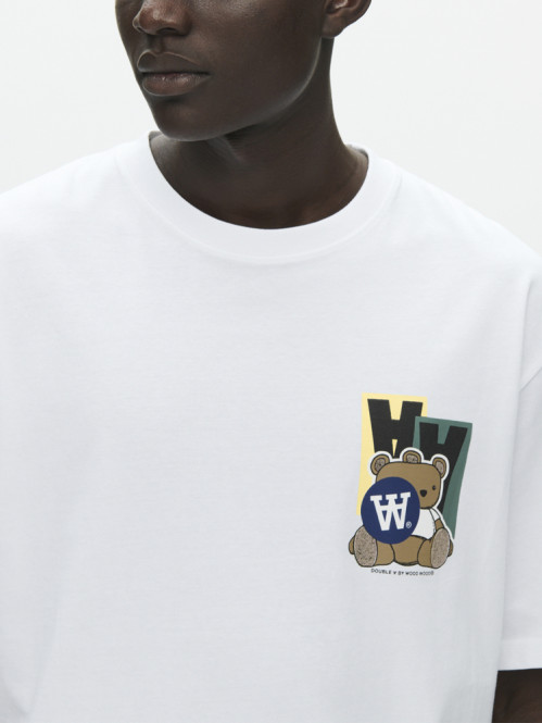 WW liam t-shirt stickers bright white 