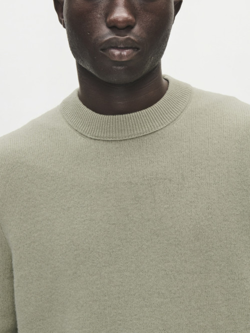 WW logo crew neck pullover basil 