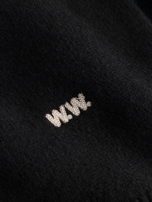WW logo crew neck pullover black 