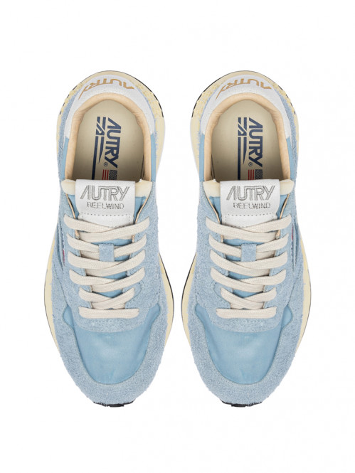 Reelwind low wmn sneaker white celblue 