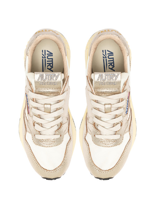 Reelwind low wmns sneaker white gold 