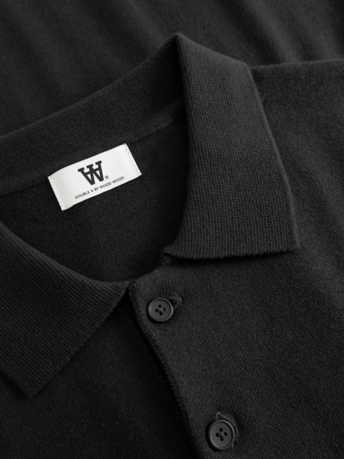 WWmikkel polo knit black 