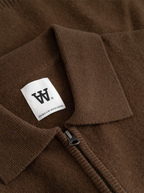 WW tay zipper cardigan desert palm 