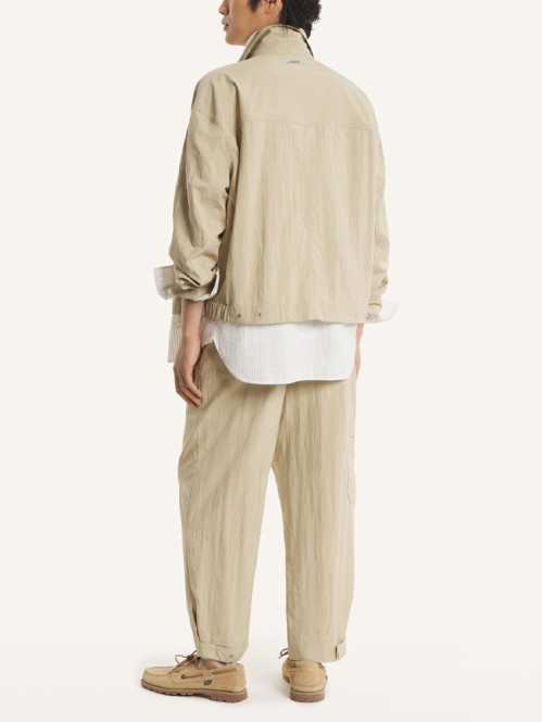 Zipped jacket tea leaf 