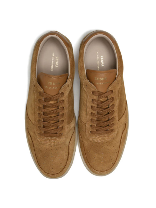 ZSP23 shoe suede cognac 