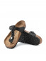 Gizeh braided sandals black 