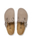 Boston rivet border sandals taupe 