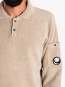 Chenille cotton polo knit vin khaki 