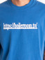 Boiler room tv logo t-shirt blue 