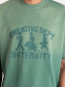 Creative dept logo t-shirt washed green 