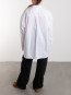 Poplin oversized shirt white 