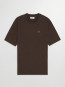 Adam emb t-shirt coffee 