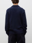 Anholt lambswool polo pullover dk navy 