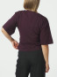 Asha boxy t-shirt bordeaux 