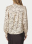 Astrida flower jaquard blouse creme 