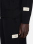 Atelier knit zip up hoodie black 