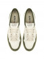 Medalist men sneaker suede white military 