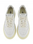 Medalist low wmns sneaker white brown 