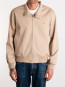 Blouson zippé beige 